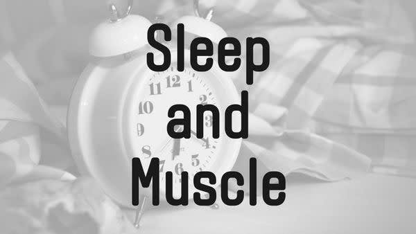睡眠不足は筋肥大に悪い？睡眠と筋肉回復に関する研究